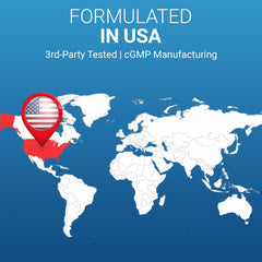 Dr. Berg sello GMP en empaque indicando fabricación certificado