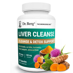 Dr. Berg envase frontal con diseño claro y beneficios visibles