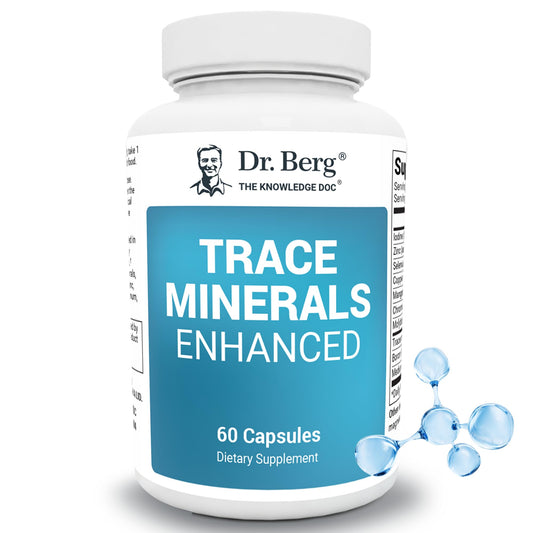 Dr. Berg envase frontal mostrando etiqueta y beneficios claros