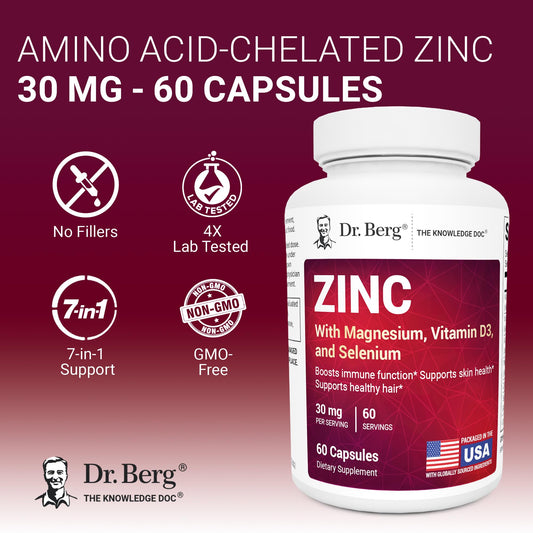 Dr. Berg Nutritionals etiqueta en primer plano con ingredientes y claridad