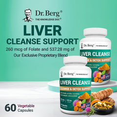 Dr. Berg etiqueta con información nutricional y lista de ingredientes
