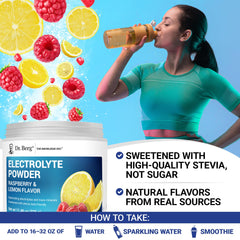Dr. Berg etiqueta nutricional ampliada mostrando 1000 mg de potasio por servicio