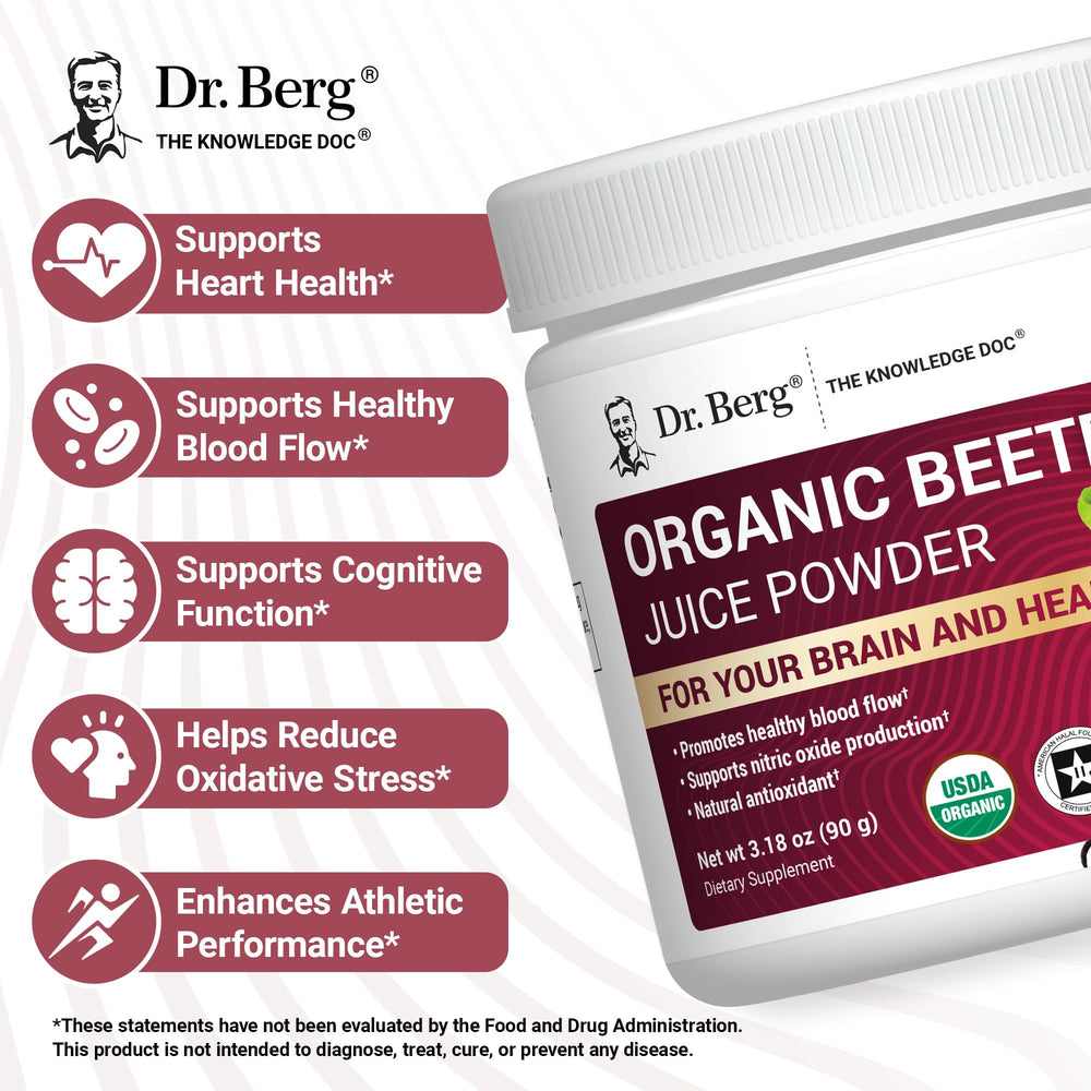 Dr. Berg close-up color rojo intenso por betalainas y antioxidantes