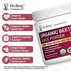 Dr. Berg close-up color rojo intenso por betalainas y antioxidantes