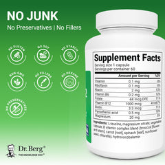 Dr. Berg detalle del polvo y coloración natural para calidad