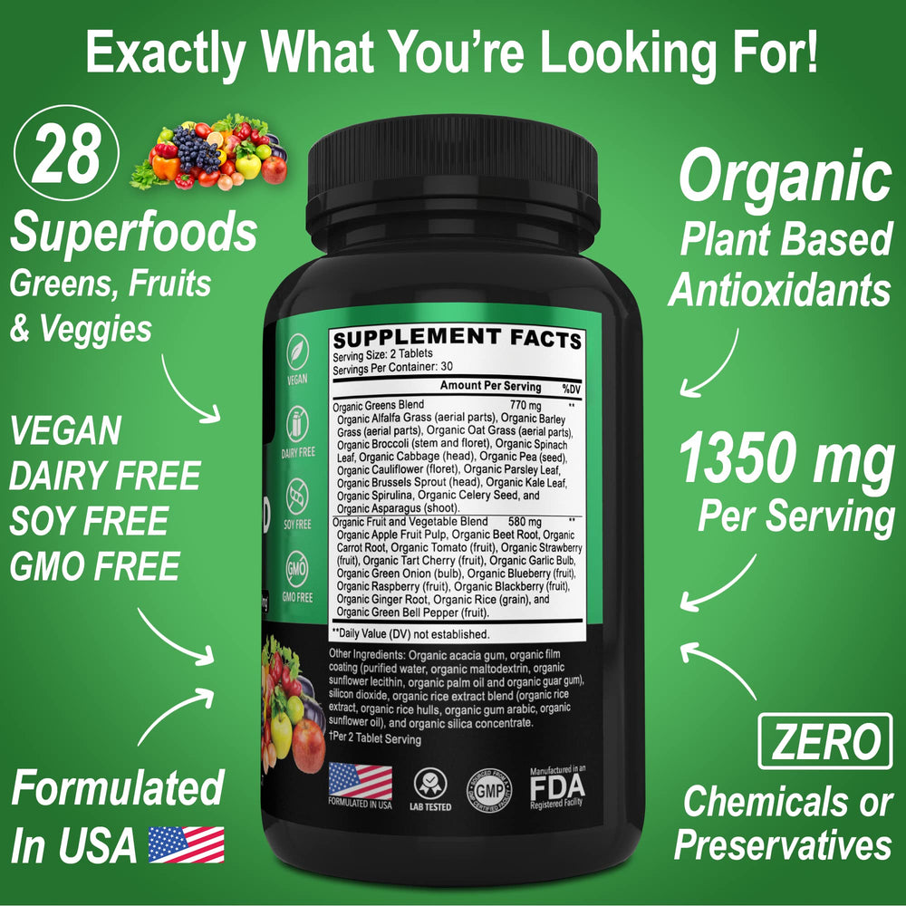DR. BO etiqueta nutricional legible con ingredientes orgánicos certificados