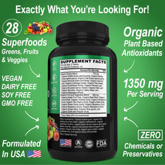DR. BO etiqueta nutricional legible con ingredientes orgánicos certificados