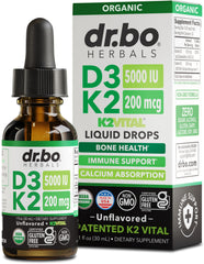DR. BO frasco frontal mostrando etiqueta y dosificador, producto confiable