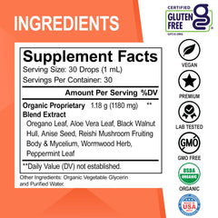 DR. BO colección de ingredientes naturales que ilustra la formulación orgánica