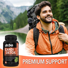 DR. BO ingredientes secos con orégano y caprílico para apoyo natural