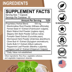 DR. BO etiqueta con lista de ingredientes para transparencia y confianza