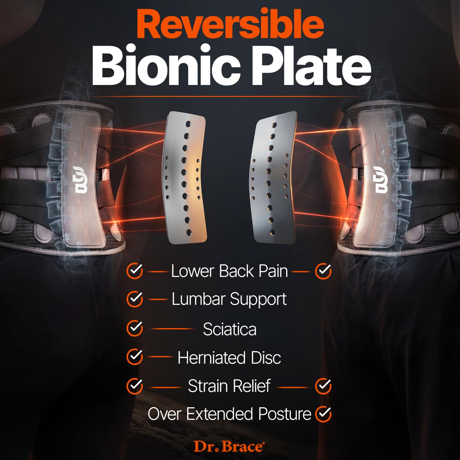 DR. BRACE comparación de tallas que facilita elegir la medida correcta