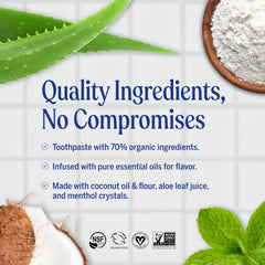 Dr. Bronner's etiqueta con sello comercio justo que respalda origen ético