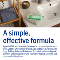 Dr. Bronner's persona cepillándose, fresco inmediato y sensación suave