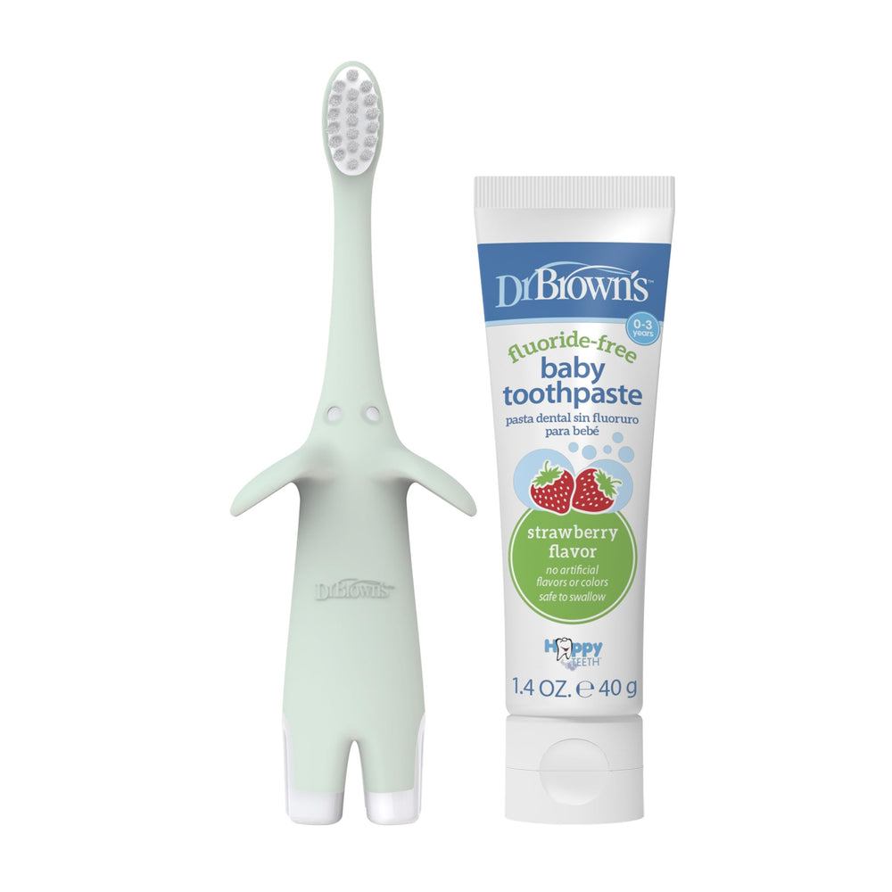 Dr. Brown's primer plano de cerdas super-suaves para limpieza delicada