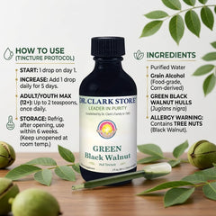 Dr Clark Store cuentagotas vertiendo gotas para medir cantidad exacta