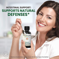 Dr Clark Store etiqueta en primer plano mostrando ingredientes y pureza