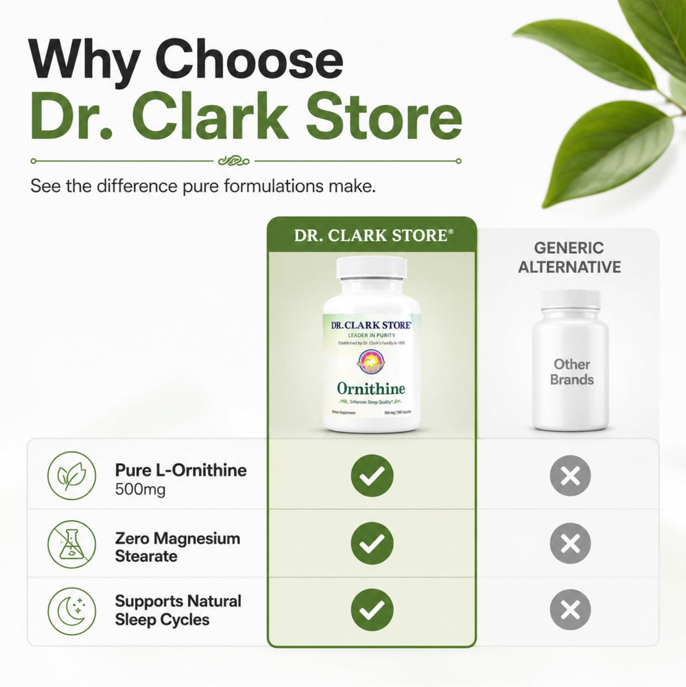 Dr Clark Store ambiente nocturno que sugiere sueño reparador natural