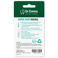 Dr. Emma estuche portátil abierto protegiendo picks para uso fuera