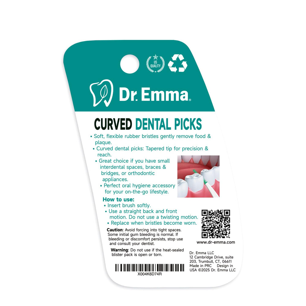 Dr. Emma mango curvado mostrando agarre cómodo y control preciso