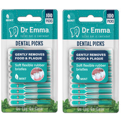 Dr. Emma pack frontal mostrando las 2 cajas y el diseño mint