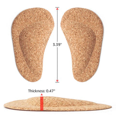Dr. Foot corte transversal del gel mostrando amortiguación y elasticidad
