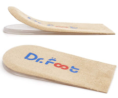 Dr Foot vista frontal del empaque mostrando color beige y capas, fácil identificación