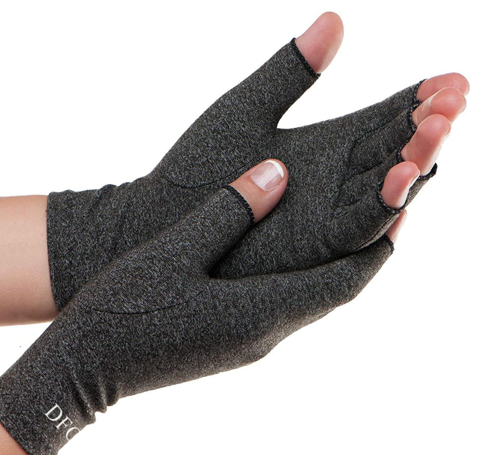 Dr. Frederick's guantes frontal del empaque mostrado, soporte cómodo inmediato