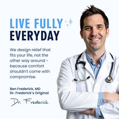 Dr. Frederick's uso en vida activa, resistencia al agua y movimiento