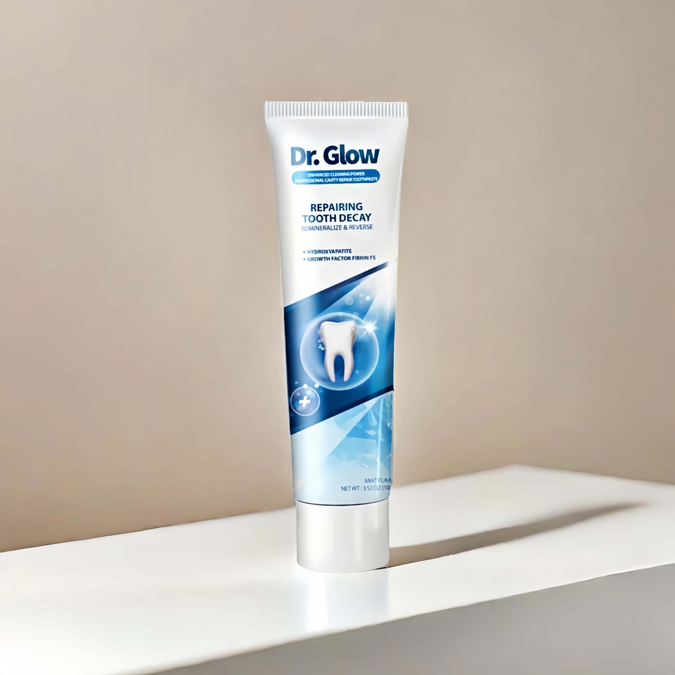 Dr. Glow en baño ambientado mostrando integración en rutina diaria