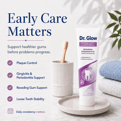 Dr. Glow textura cremosa demostrando acción suave y remineralizante