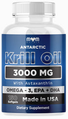 Dr. JOEL'S frasco MOM NUTRIX frente mostrando etiqueta y beneficios claros