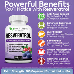 DR. MARTIN'S NUTRITION cápsulas apiladas que resaltan la conveniencia del envase