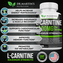 DR. MARTIN'S NUTRITION información del producto y beneficios en la etiqueta