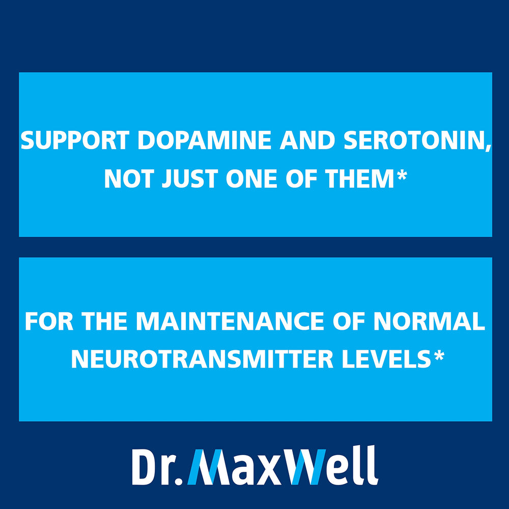 Dr. Maxwell ingredientes clave: Mucuna y 5‑HTP para equilibrio neurotransmisor