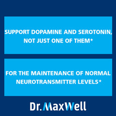 Dr. Maxwell ingredientes clave: Mucuna y 5‑HTP para equilibrio neurotransmisor