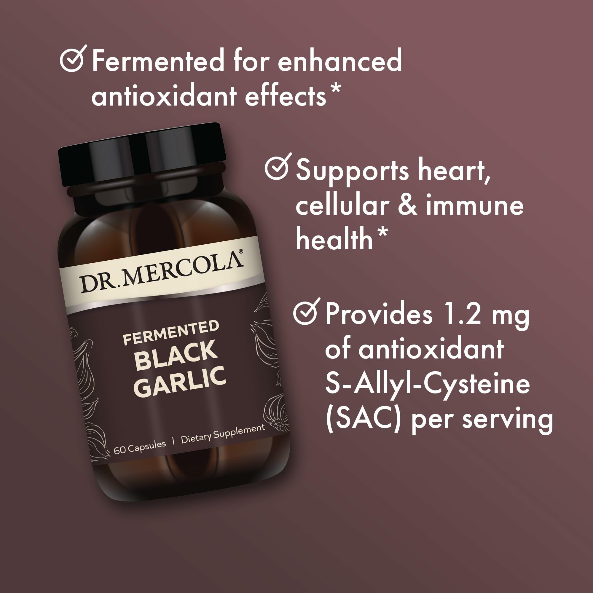 Dr. Mercola etiqueta con ingredientes y concentraciones, transparencia de producto
