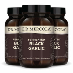 Dr. Mercola frasco frontal que muestra diseño y cantidad, confianza en calidad