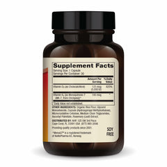 Dr. Mercola primer plano de la cápsula mostrando textura y forma para fácil ingestión