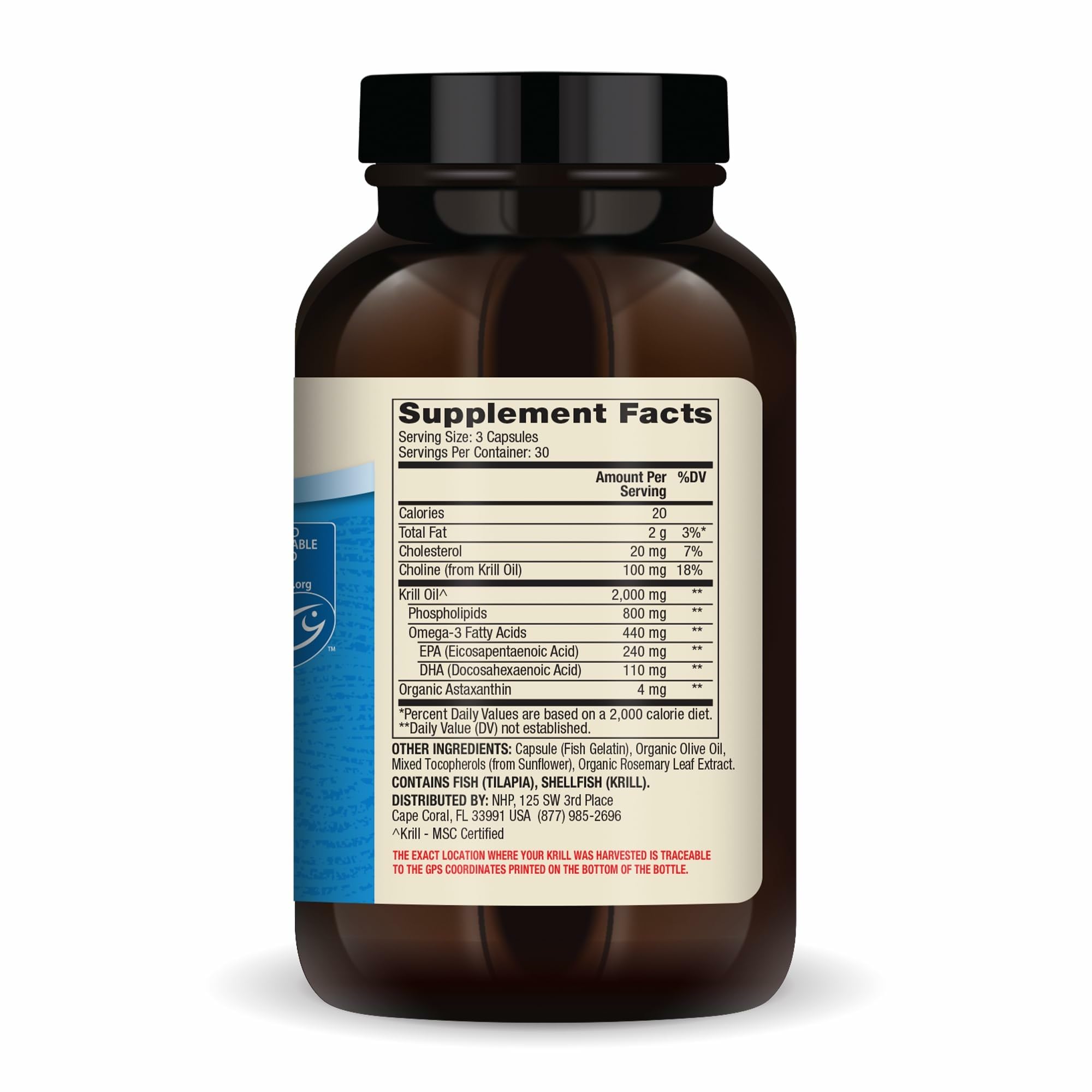Dr. Mercola cápsula en primer plano que muestra textura y fácil ingestión