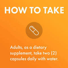 Dr. Mercola cápsula junto a regla para comparar tamaño y porción