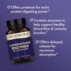Dr. Mercola etiqueta con información nutricional y activos clave