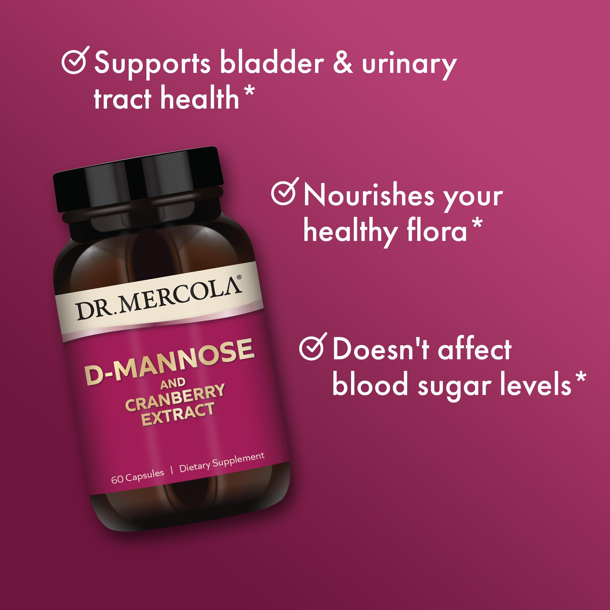 Dr. Mercola etiqueta nutricional con dosajes claros y confianza