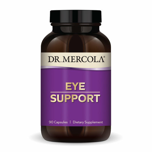 Dr. Mercola envase frontal mostrando la marca y beneficios visuales