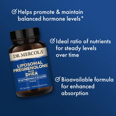 Dr. Mercola frasco abierto con cápsulas para inspeccionar cantidad visible