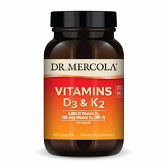 Dr. Mercola frasco frontal mostrando etiqueta clara y beneficio de apoyo óseo