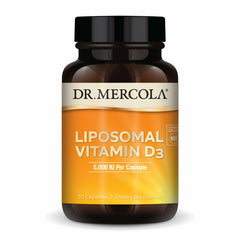 Dr. Mercola frente del envase mostrando diseño y beneficios