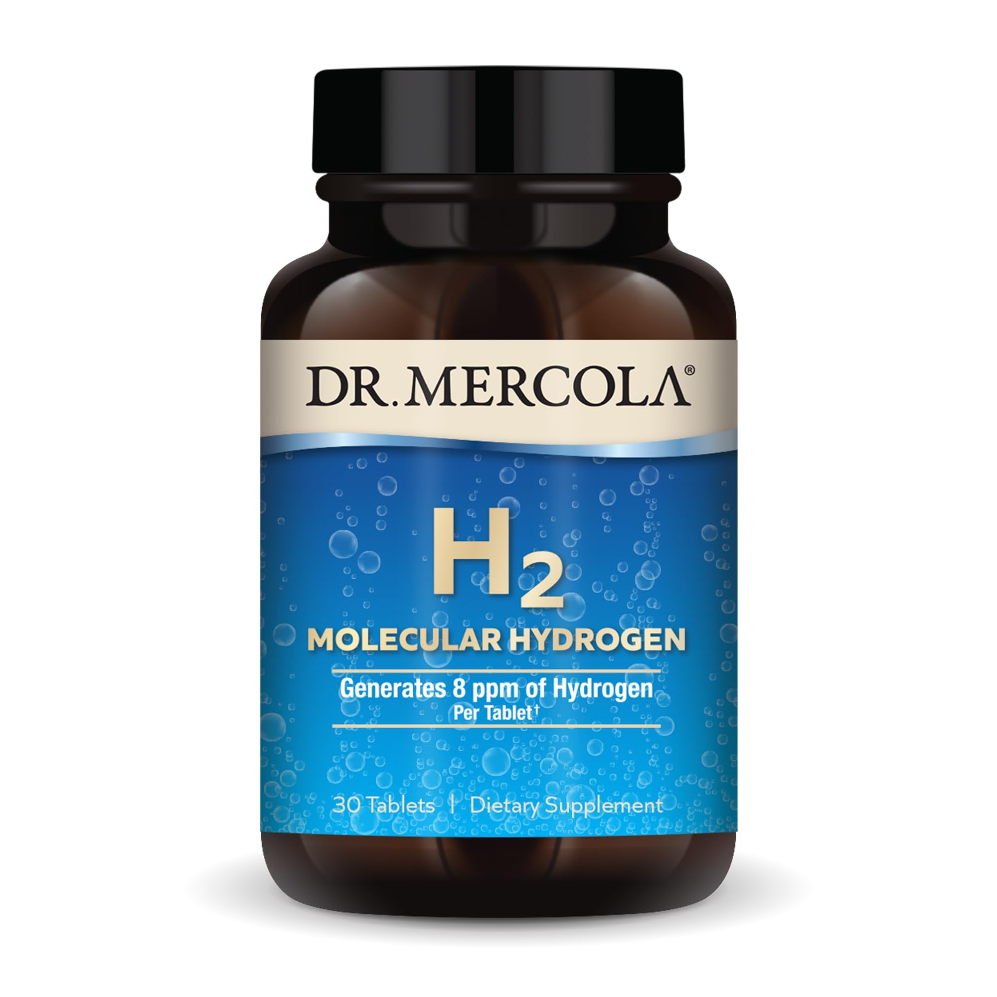Dr. Mercola frente del empaque mostrando presentación y beneficios