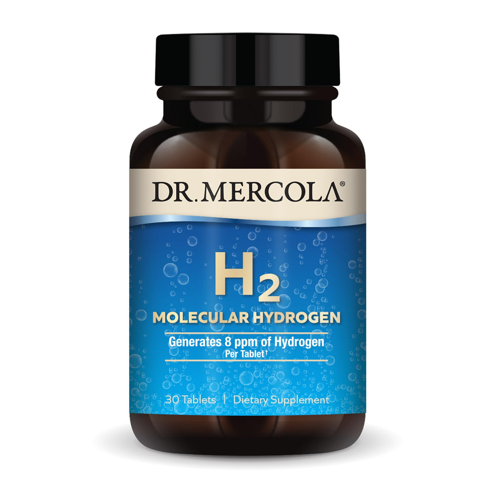 Dr. Mercola frente del empaque mostrando presentación y beneficios