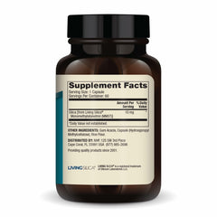 Dr. Mercola cápsulas abiertas en primer plano para ver el tamaño y forma